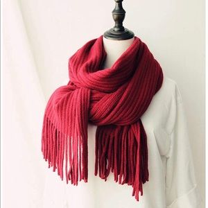WinterScarfs ThickWarmth CableKnit ChunkyLongShawl